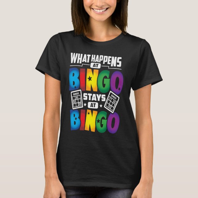 Bingo Player    Bingo Game Men Women Kids T-Shirt (Vorderseite)