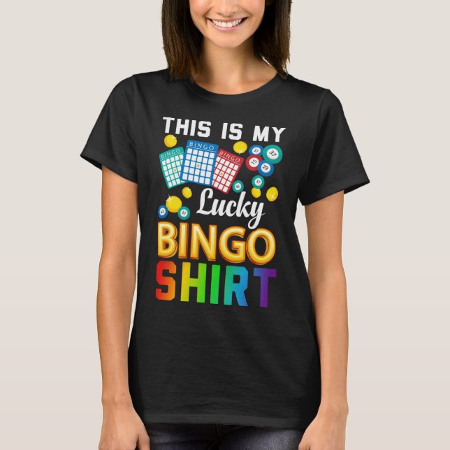 Bingo Player Bingo  This Is My Lucky Bingo T-Shirt (Vorderseite)