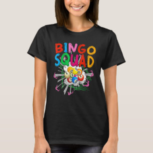 Bingo Player Squad Lotterie Gambling Bingo Gewinne T-Shirt