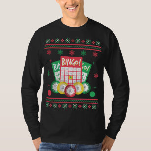 Bingo Player Ugly Christmas Sweater T-Shirt