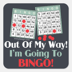 Bingo Players Quadratischer Aufkleber