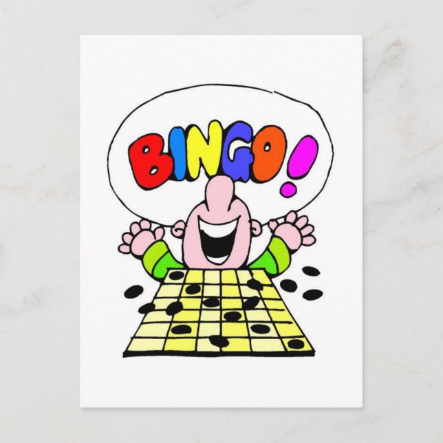 Bingo Postkarte (Vorderseite)