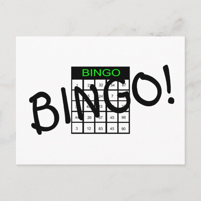Bingo Postkarte (Vorderseite)