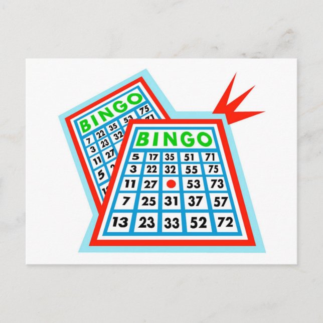 Bingo Postkarte (Vorderseite)