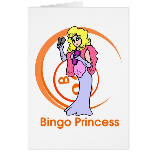 Bingo-Prinzessin - offene Mitteilung (Vorne)