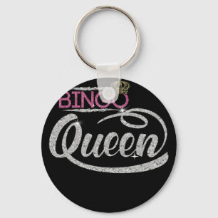 Bingo Queen - Bingo Player Dimond Geschenk Schlüsselanhänger