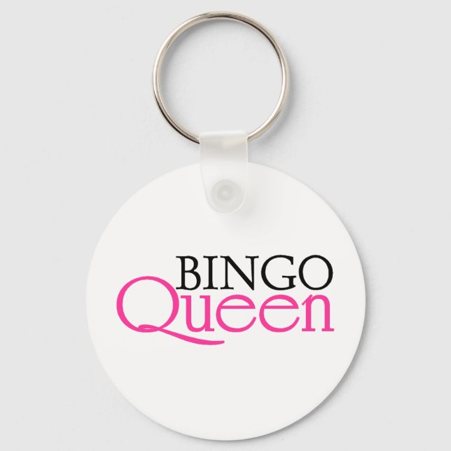 Bingo Queen Schlüsselanhänger (Vorderseite)