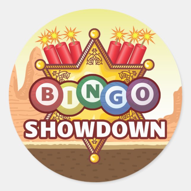 Bingo Showdown Stickers (Vorderseite)