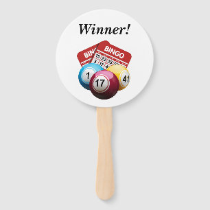 Bingo-Sieger-Handfans Fächer