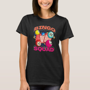 Bingo-Spieler Bingo-Truppe Glücksspiel Lotterie B T-Shirt