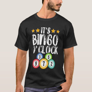 Bingo-Spieler-Design Bingo-Ansager Glücksspiel Bin T-Shirt