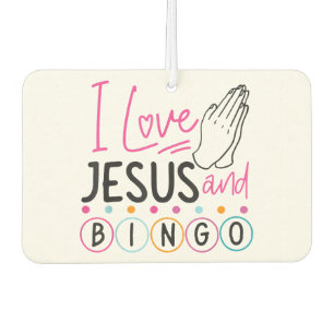 Bingo Spieler Jesus Faith Christlich Ich Liebe Jes Autolufterfrischer