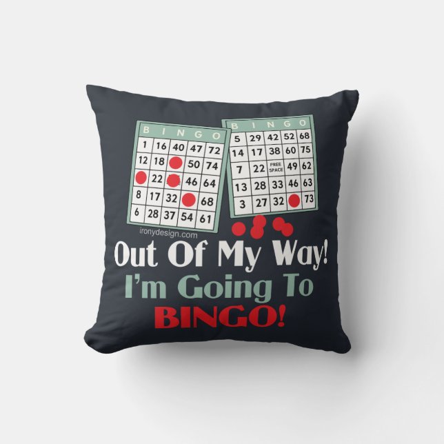 Bingo-Spieler Kissen