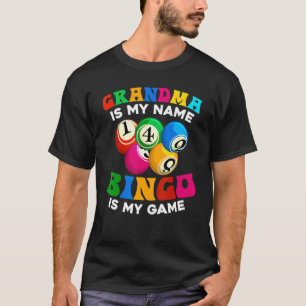Bingo-Spielerin Nana Glücksspiel-Oma Lotterie Ruhe T-Shirt