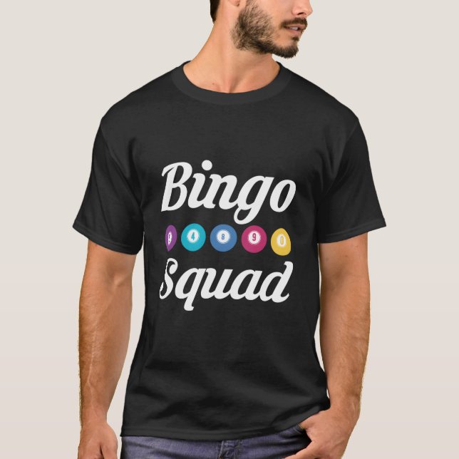 Bingo Squad Bingo Team T-Shirt (Vorderseite)