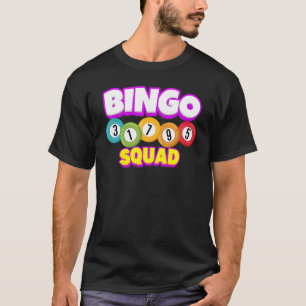 Bingo Squad Team Spieler Lucky Bingo Luck Women M T-Shirt