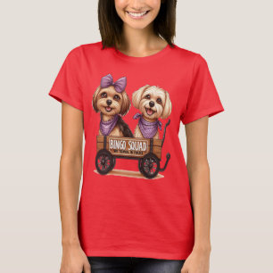 Bingo Squad Tshirt mit zwei Niedlichen Hunden