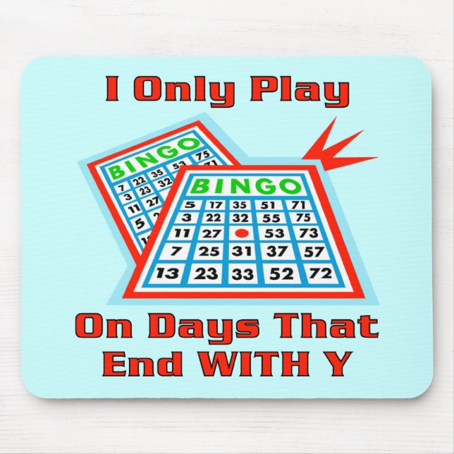 Bingo-Tage Mousepad (Vorne)