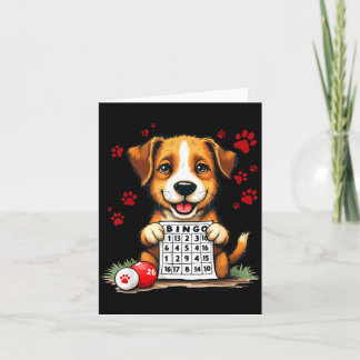 Bingo und Hund Lustige Bingo-Liebe Bingo und Hund Karte