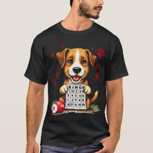 Bingo und Hund Lustiger Bingo Ich liebe Bingo und  T-Shirt