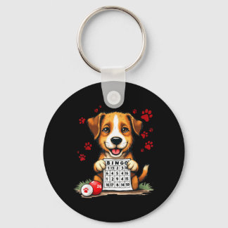 Bingo und Hund Lustiges Bingo Liebt Bingo und Hund Schlüsselanhänger