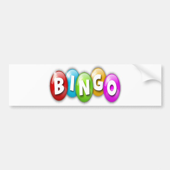 BINGO-Zeichen Autoaufkleber (Vorne)