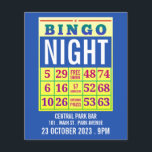 Bingokarte, Bingo-Nachtwerbung Flyer<br><div class="desc">Bingo Card,  Bingo Night Advertising Flyer durch den Business Card Store.</div>