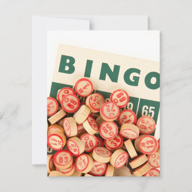 Bingokarte und Punktkarte (Vorderseite)