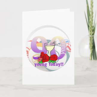 Bingokarten - 90. Geburtstag Karte