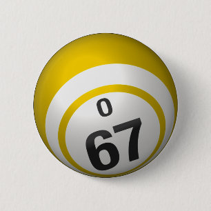Bingoknopf O 67 Button