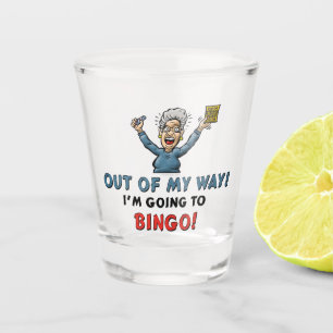 Bingoliebhaber Schnapsglas