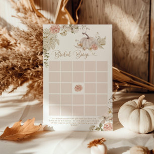 Bingospiel Boho fall Kürbis Brautparty