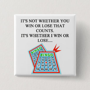 Bingospielergeschenke Button