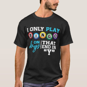 Bingoüchtige Oma Grandpa Bingo Gambling T-Shirt