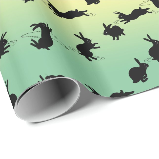 Binky Bunnies Wrapping Paper (Rainbow) Geschenkpapier (Rolleneckpunkt)