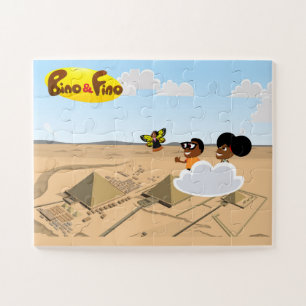 Bino und Fino Ägypten Pyramiden Kinder Jigsaw Puzz Puzzle
