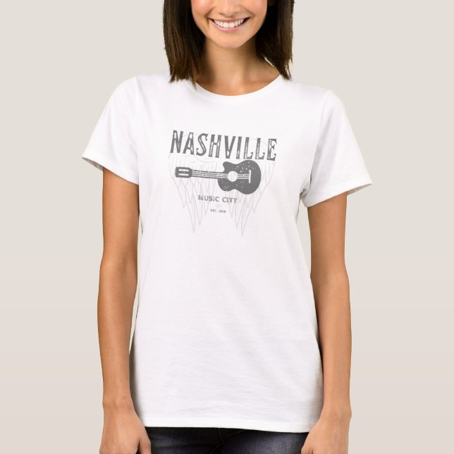 Binsher Women's Nashville T Shirts Country Music (Vorderseite)
