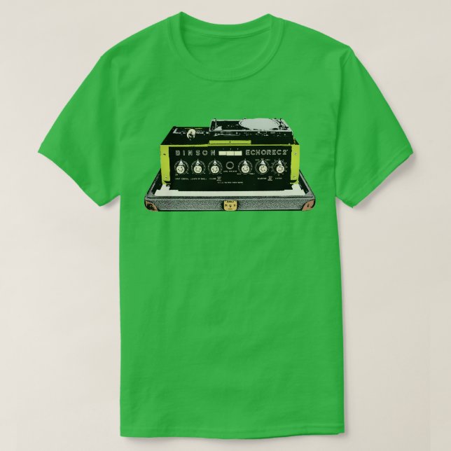 Binson Echorec Guitar FX Fan Art Design T-Shirt (Design vorne)