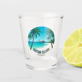 Bintan Insel Indonesien Schnapsglas