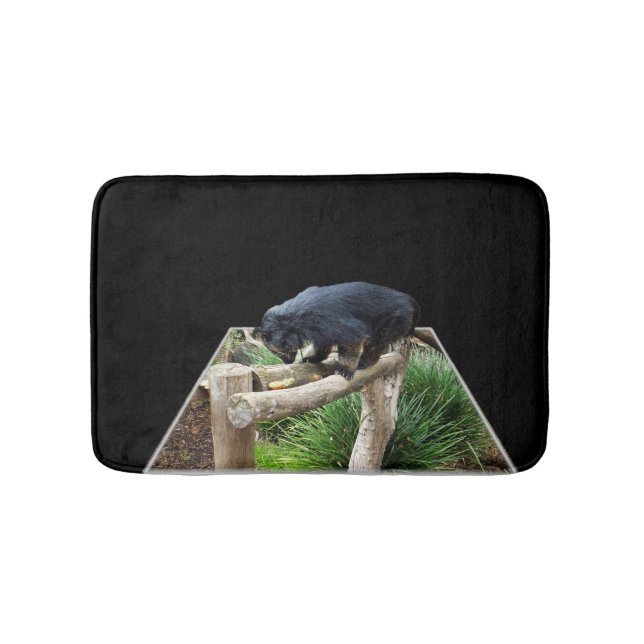 Binturong, (Bärkatze) Popout Art, Badematte (Vorderseite)