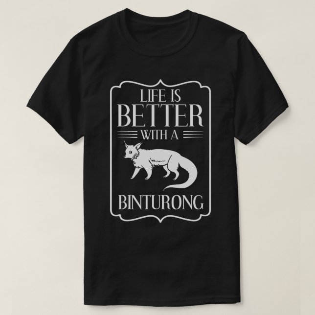 Binturong Bearcat Süße Tier T-Shirt (Design vorne)