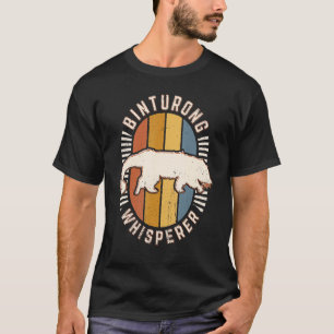 Binturong-Flüsterer Vintage Klassiker Retro Tier L T-Shirt