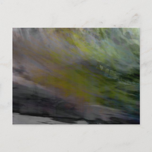 Bio Abstrakte Nummer 1455 Postkarte (Vorderseite)