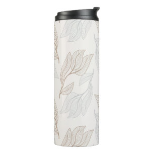 Bio Abstraktes Leadesign Thermosbecher