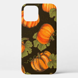 Bio Agrargemüse nahtlos mit orangefarbenem Case-Mate iPhone Hülle