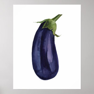 Bio Aubergine Poster