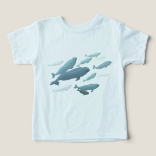 Bio Baby Beluga Whale Shirt Babygeschenke