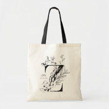 Bio Bauernbrief Z floralmit Monogramm