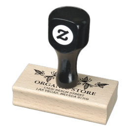 Bio Blätter Gummistempel