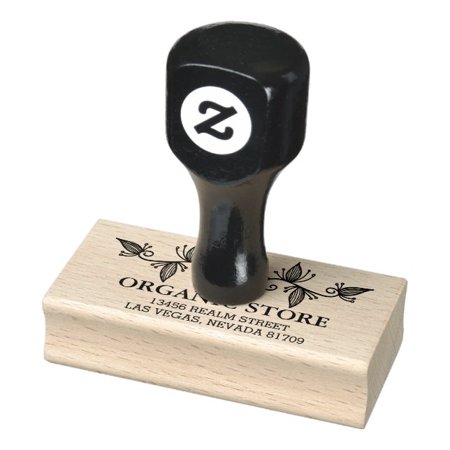 Bio Blätter Gummistempel (Stempel)